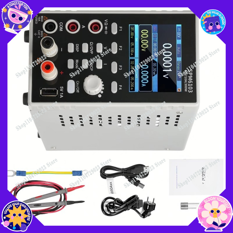 Programmable Dc Power Supply 60V 10A - SPM6103 Programmeerbare laboratoriumvoeding (0-60v 0-10A) 300